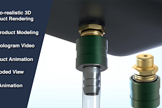 do 3d product assembly, installation, or explainer video