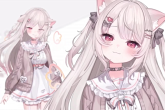 design and rig high quality live 2d vtuber model, 2d vtuber model, vtuber model