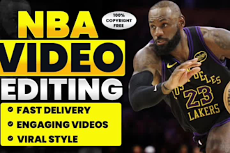edit nba videos for youtube channel