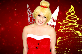 create a personalised video message from tinkerbell the christmas fairy