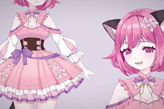 draw 2d vtuer model, vtuber rigging, live2d vtuber model, stream avatar, anime
