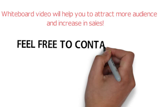 create amazing white board animation or explainer video