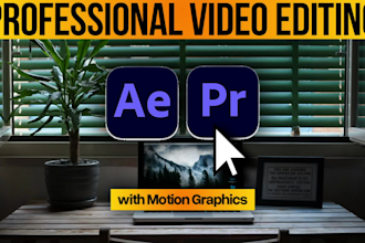 edit your videos professionally with motion graphics