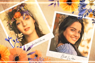 create a lovely photo, video slideshow