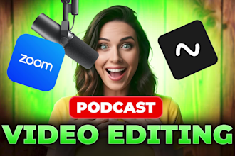 do professional podcast video editing, riverside, zoom