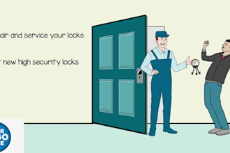 create locksmith service whiteboard animation video