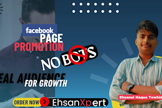 promote and grow your facebook page followers and like