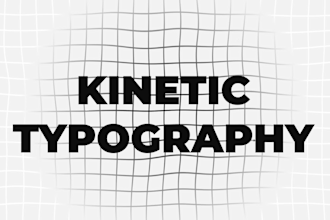 design custom kinetic typography and stomp typography videos