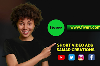 create business promotional video ad or short video ads