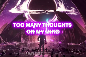 make an animated lyric music video with in 12 hours