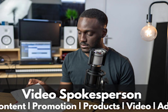 create an incredible spokesperson video for you