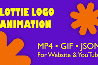 create custom lottie animations and motion graphics for your logo and youtube