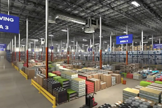 do 3d industrial technical animation, 3d factory animation, 3d warehouse video