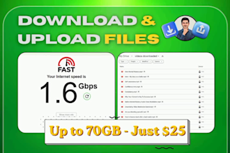 do professional videos upload and downloads service