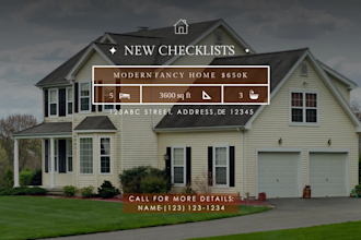 do your modern real estate promo or slideshow
