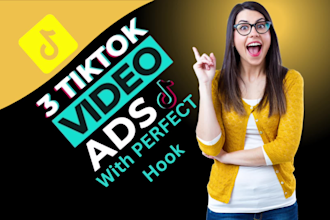 create dropshipping tiktok video ads within 3 hours