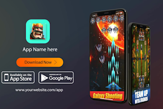 create app and website preview promo video in 12 hours
