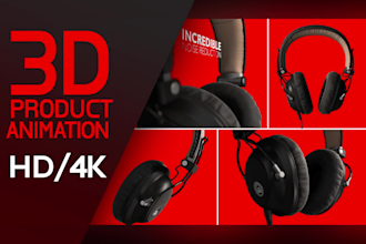 3d product visualization and animation