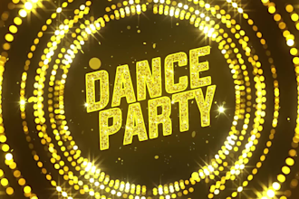 create party title animation intro video trailer