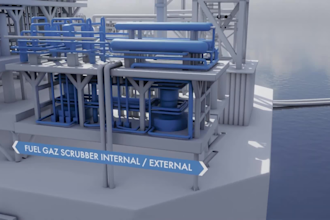 create 3d oil and gas animation, fpso and 3d industrial animation