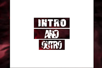 create unique youtube intros and outros