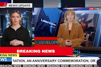 create breaking news promo videos with ai spokesperson