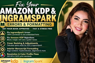 fix ingramspark error amazon KDP cover, interior rejection, resize cover design