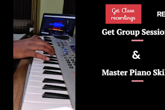 teach high quality group keyboard lessons for beginners and kids online
