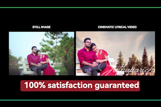 create a stunning 4k lyrical video for any occasion
