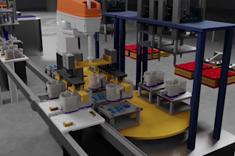 do factory processes animation 3d industrial animation manufacturing animation