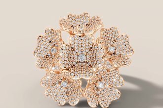 design 3d jewelry with realistic renders and animation
