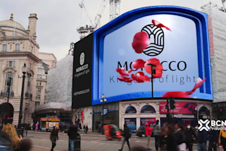 3d anamorphic illusion for led screen