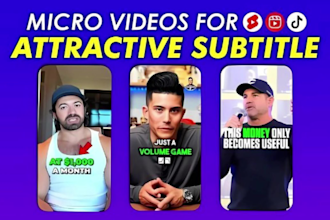 edit tiktok, reels and youtube short form video with captions