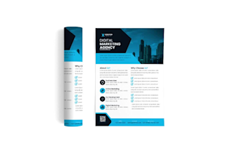 create professional flyer, modern flyer, and leaflet designs