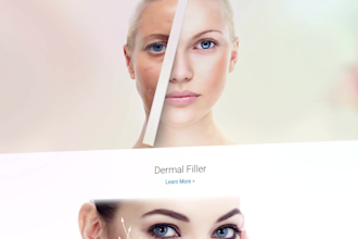 make modern website promo video