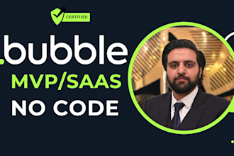 design bubble website bubble mvp saas bubble app developer