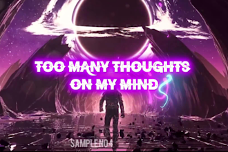 make an animated lyric music video with in 12 hours