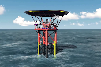 do 3d industrial animation offshore construction oil and gas marine engineering