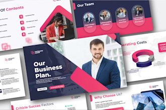 design pitch deck and presentation in powerpoint and google slides