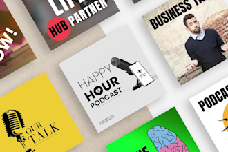 design podcast cover unique art