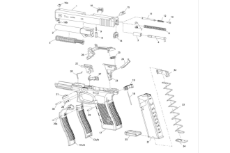 draw vector line art drawing instruction manual diagram step by step