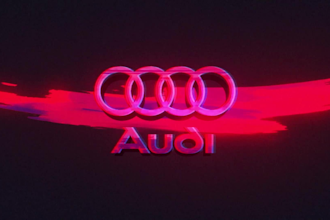 create a premium glitch logo animation intro