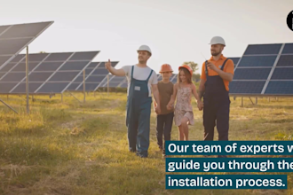 create unlimited custom solar panel explainer video ads