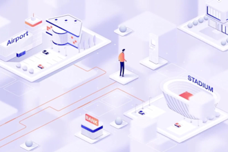 create 3d premium fintech saas explainer video with custom UI and data animation
