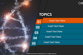 design a visually appealing powerpoint presentation template slides