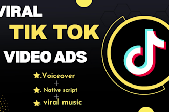 create viral tiktok video ads with a viral song and voiceover