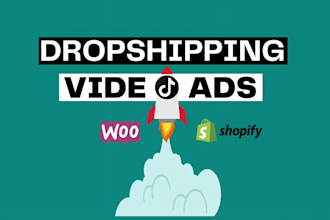make dropshipping video ads for tik tok video ads