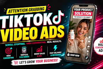 produce supreme tik tok ads video for tiktok video ads and commercial