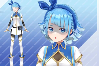 design and rig live2d model live 2d vtuber model 2d vtuber model vtuber model