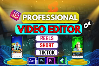 edit engaging short form videos for instagram reels, tiktok
